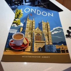 Town Towels London Westminster Abbey Tea Towel
