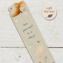 Ginger Betty Lose Yourself Rabbit Wooden Book Mark