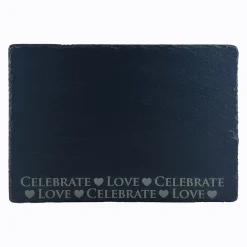 Selbrae Love & Celebrate Slate Cheese Board