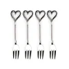 Selbrae Love Heart Pastry Forks Set of 4