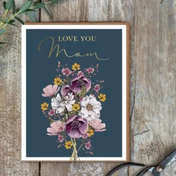 Toasted Crumpet Love You Mom Greetings Card