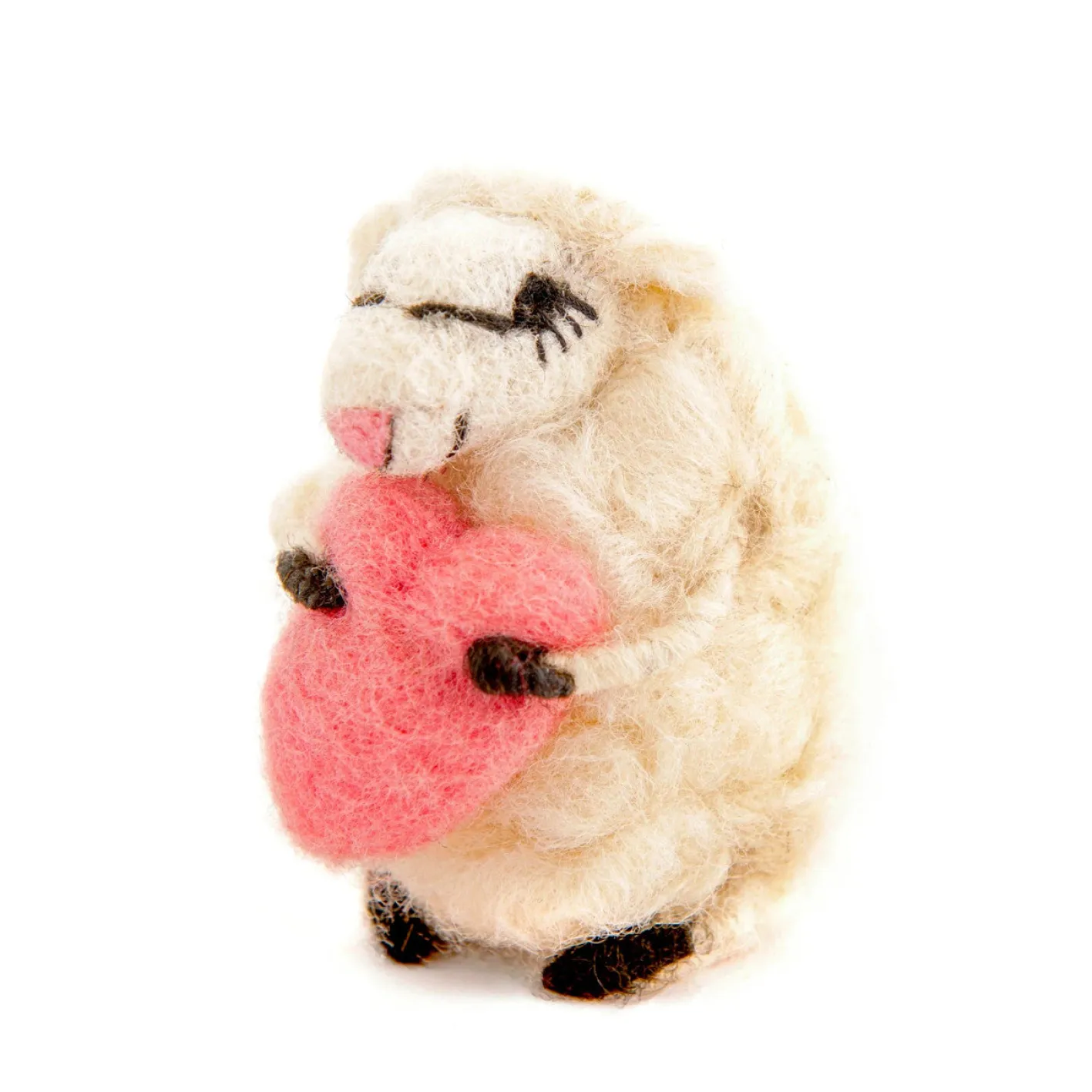 Sew Heart Felt Loving Lottie Sheep Holding a Heart