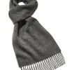 Bronte Moon Luxury Gray Merino Lambswool Scarf