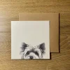 Katherine Sheard Designs Mabel Terrier Greetings Card