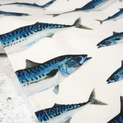 Corinne Alexander Mackerel Tea Towel by