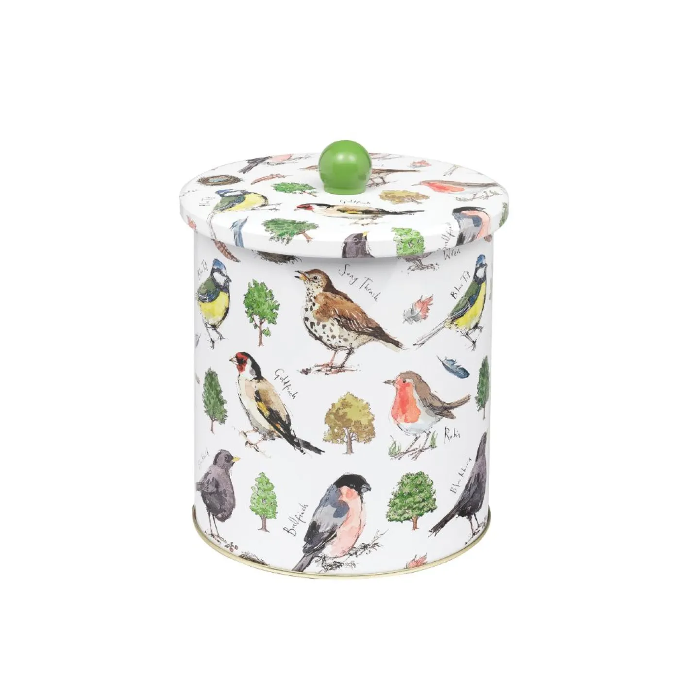 Elite Tins Madeleine Floyd Bird Song Biscuit Barrel