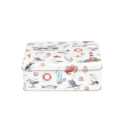 Elite Tins Madeline Floyd Seaside Deep Rectangular Tin