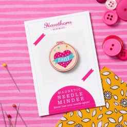 Hawthorn Handmade Maker Pincushion Magnetic Needle Holder