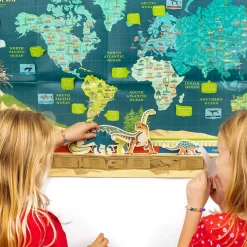 Clockwork Soldier Make Your Own Dinosaur Timeline & World Map by