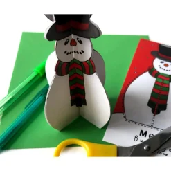 Yeti Make Your Own Snowman Christmas Card