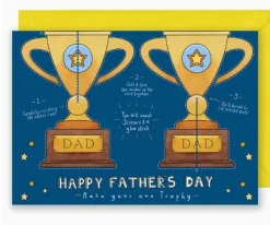 Yeti Make Your Own Trophy Father's Day Card