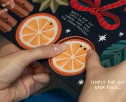 Dapple & Dot Make Your Own Wooden Spiced Orange Christmas Garland