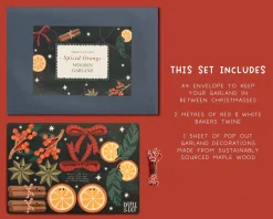 Dapple & Dot Make Your Own Wooden Spiced Orange Christmas Garland