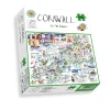 All Jigsaw Puzzles Map of Cornwall 1000 Piece Jigsaw Puzzle