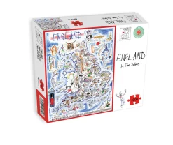 All Jigsaw Puzzles Map of England 1000 Piece Jigsaw Puzzle