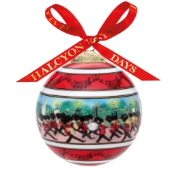 Halcyon Days Marching Down the Mall Bone China 3" Bauble