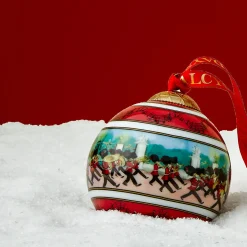 Halcyon Days Marching Down the Mall Bone China 3" Bauble