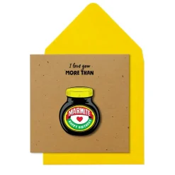 Tache Cards Marmite I Love You More Card