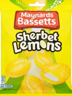 Tea & Biscuits Maynards Sherbet Lemons 190g