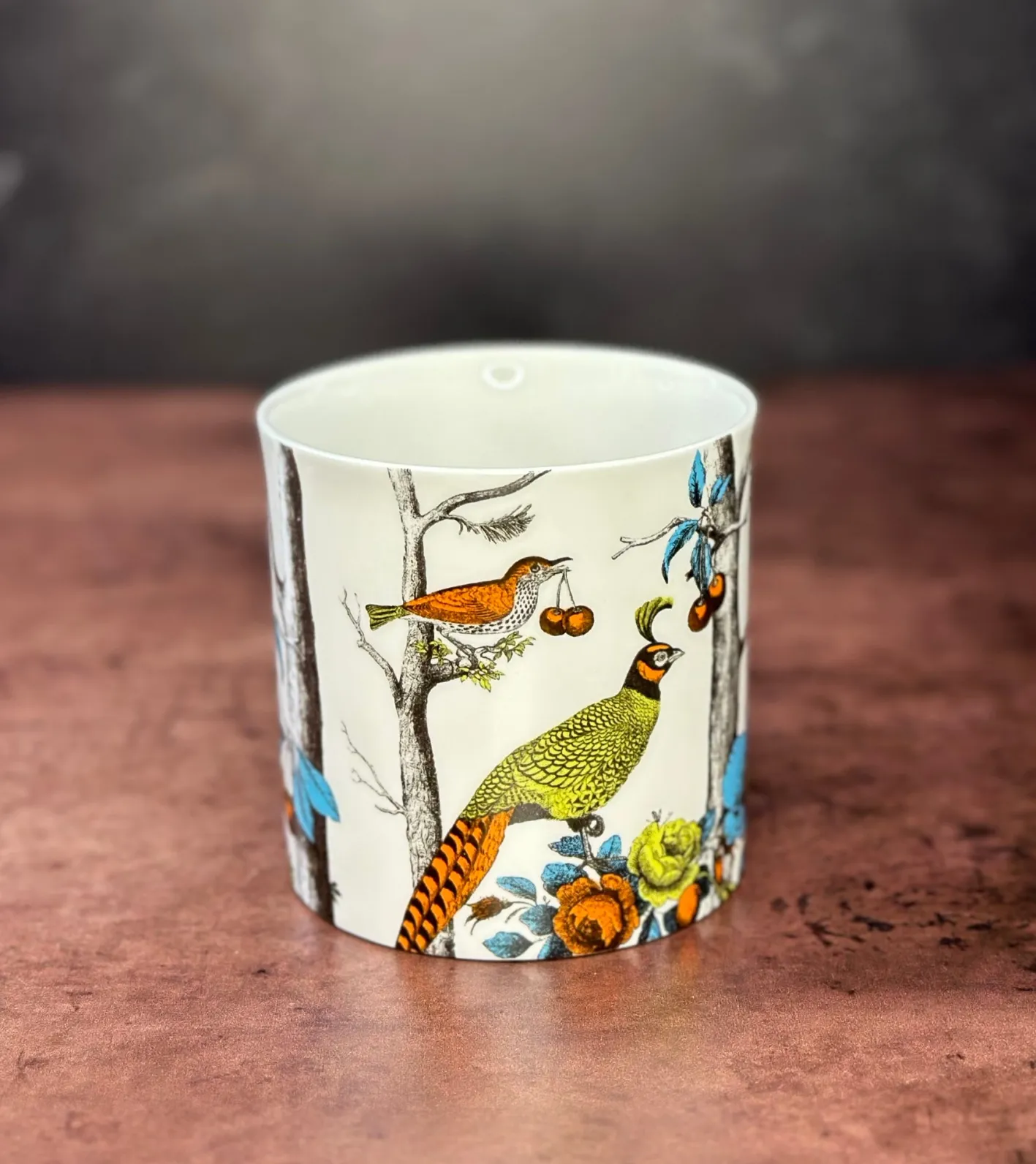 Repeat Repeat Menagerie Birds White Bone China Mug