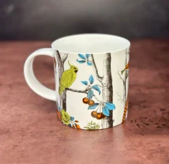 Repeat Repeat Menagerie Birds White Bone China Mug