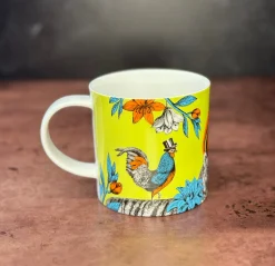 Repeat Repeat Menagerie Fox Bone China Mug- Green
