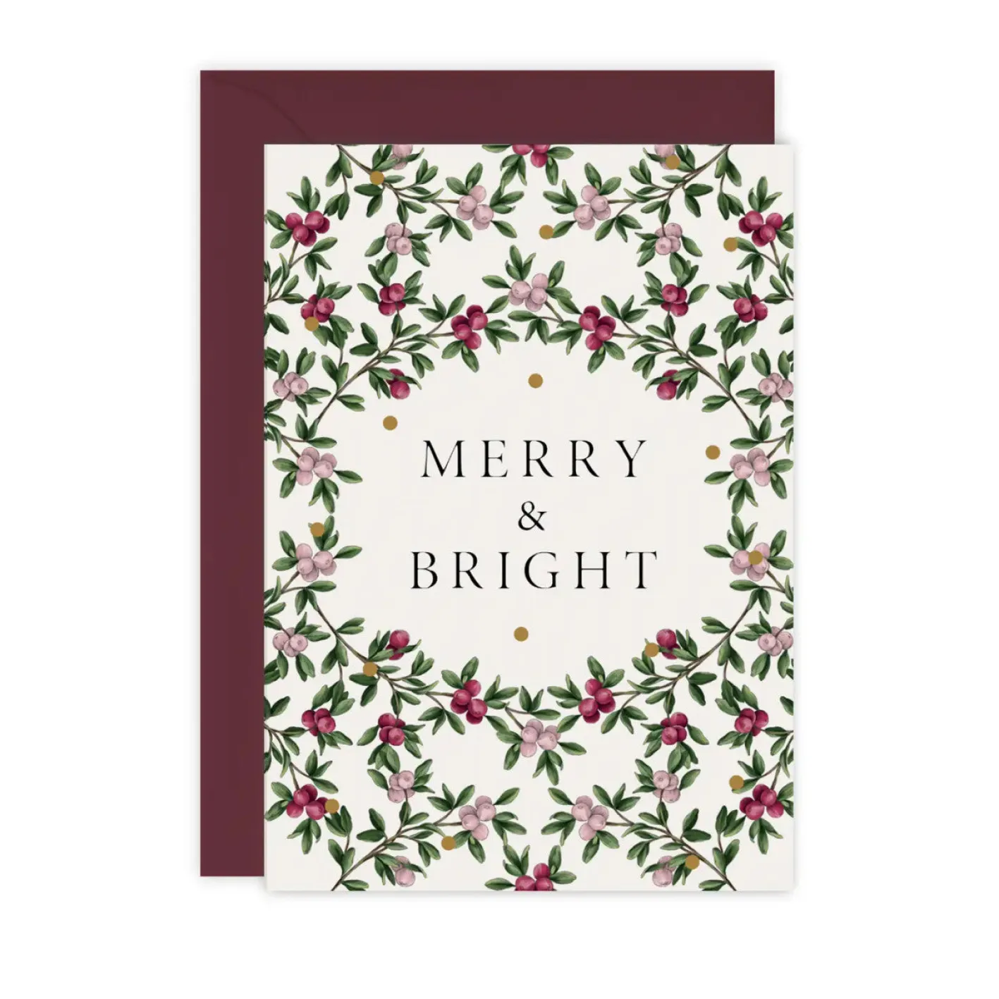 Catherine Lewis Merry & Bright - 'Merry Nouveau' Card