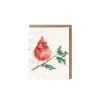 Wrendale Designs 'Merry and Bright' Cardinal Gift Enclosure Card