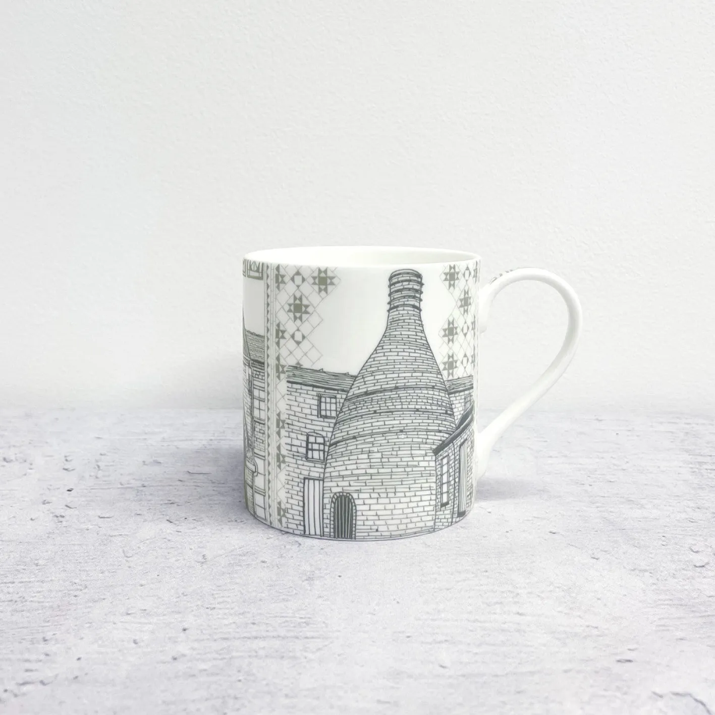 Alex Allday Middleport Pottery Fine Bone China Mug