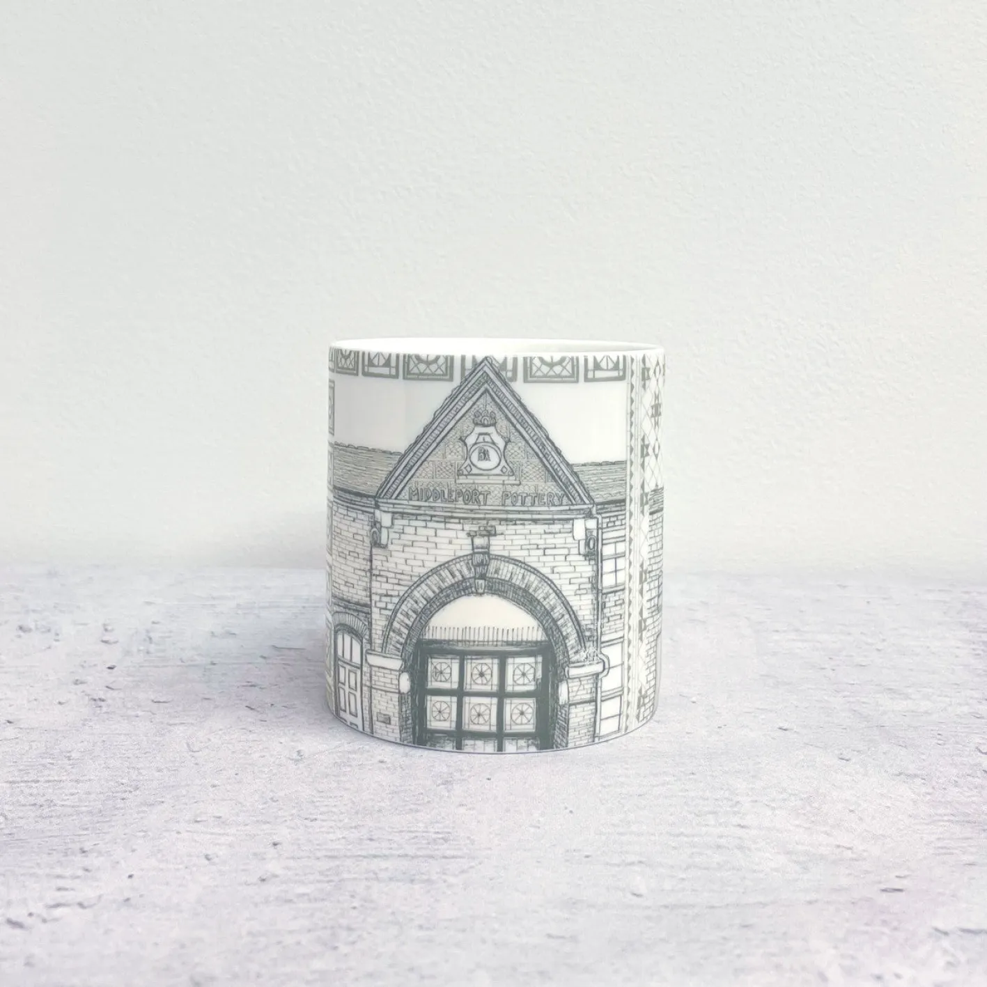 Alex Allday Middleport Pottery Fine Bone China Mug
