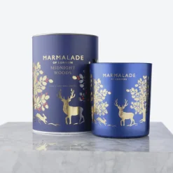 Marmalade of London Midnight Woods Large Glass Candle