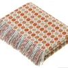 Bronte Moon Milan Saffron Marino Lambswool Throw Blanket