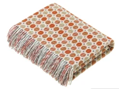 Bronte Moon Milan Saffron Marino Lambswool Throw Blanket
