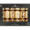 Heart and Soul Mini Gold Diamond 6in Christmas Crackers Box of 6