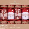 Heart and Soul Mini Santa and Reindeer 6in Christmas Crackers Box of 6