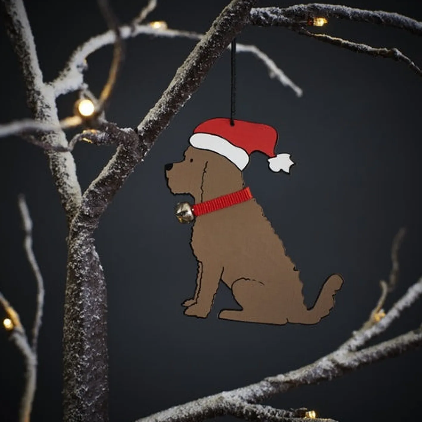 Sweet William Mischievous Mutts Christmas Decoration