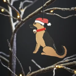 Sweet William Mischievous Mutts Christmas Decoration