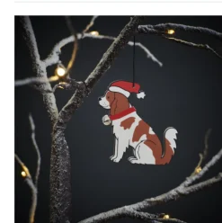 Sweet William Mischievous Mutts Christmas Decoration