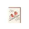 Wrendale Designs 'Mistletoe' Robin Christmas Gift Enclosure Card