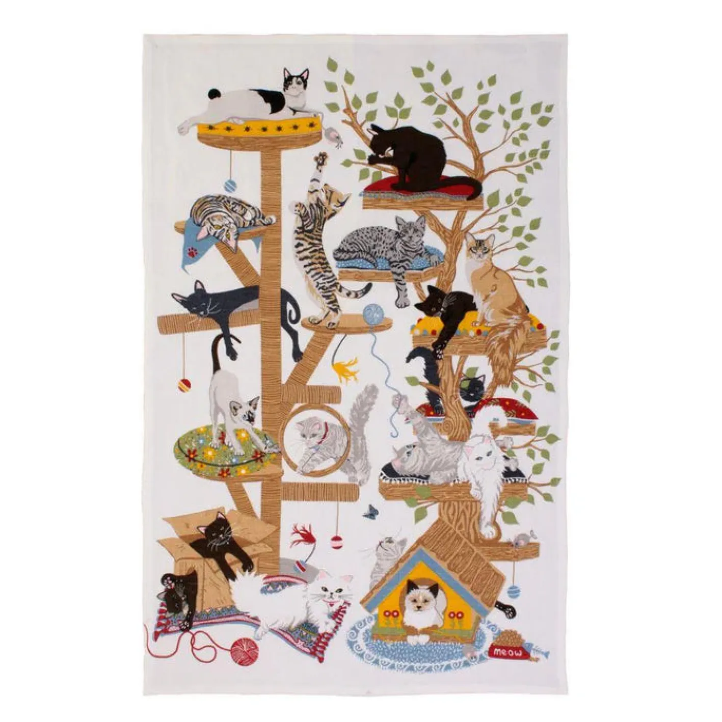 Ulster Weavers Moggie Mayhem Tea Towel