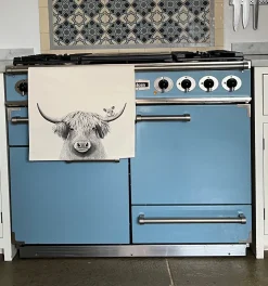 Katherine Sheard Designs Moo and Mouse Tea Towel