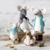 Corinne Lapierre Mouse Family Wool Mix Felt Craft Kit