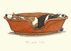 Two Bad Mice Mr & Mrs Greetings Card