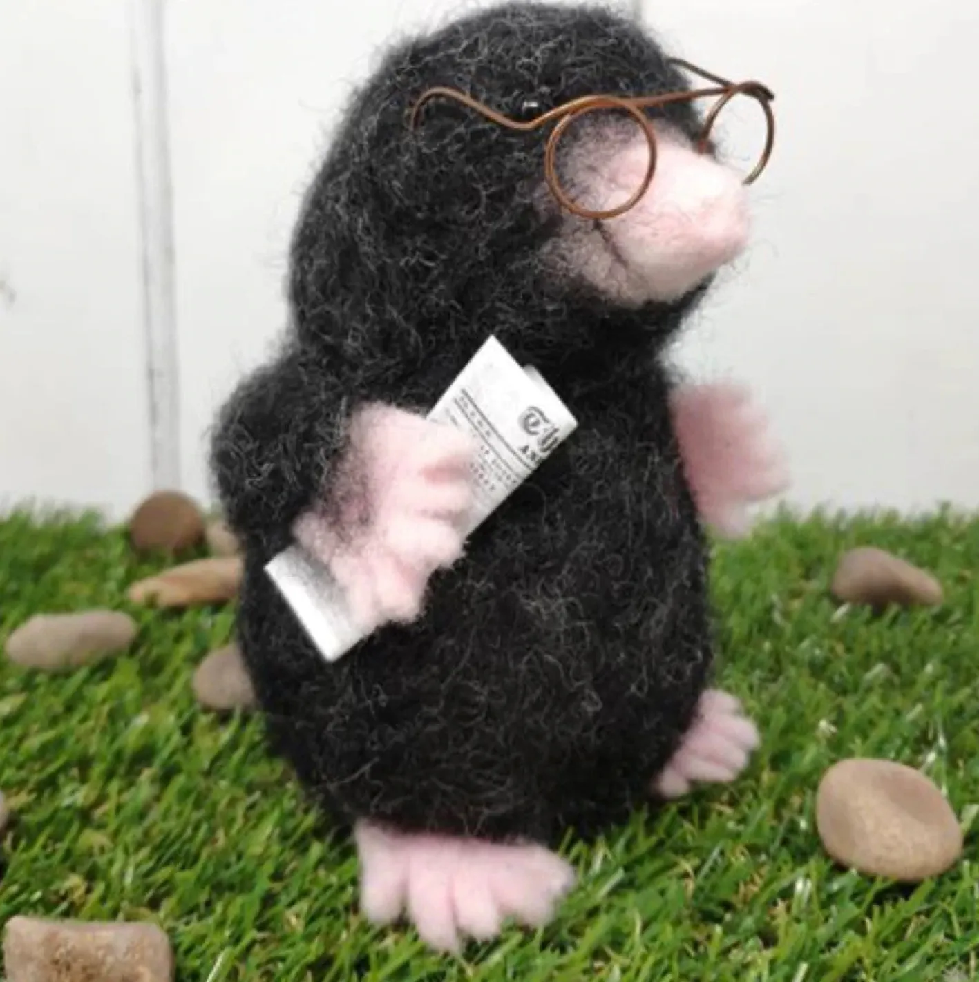 The Crafty Kit Co. Mr. Mole Needle Felting Kit