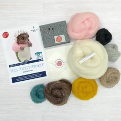 The Crafty Kit Co. Mrs Tiggy-Winkle Needle Felting Craft Kit