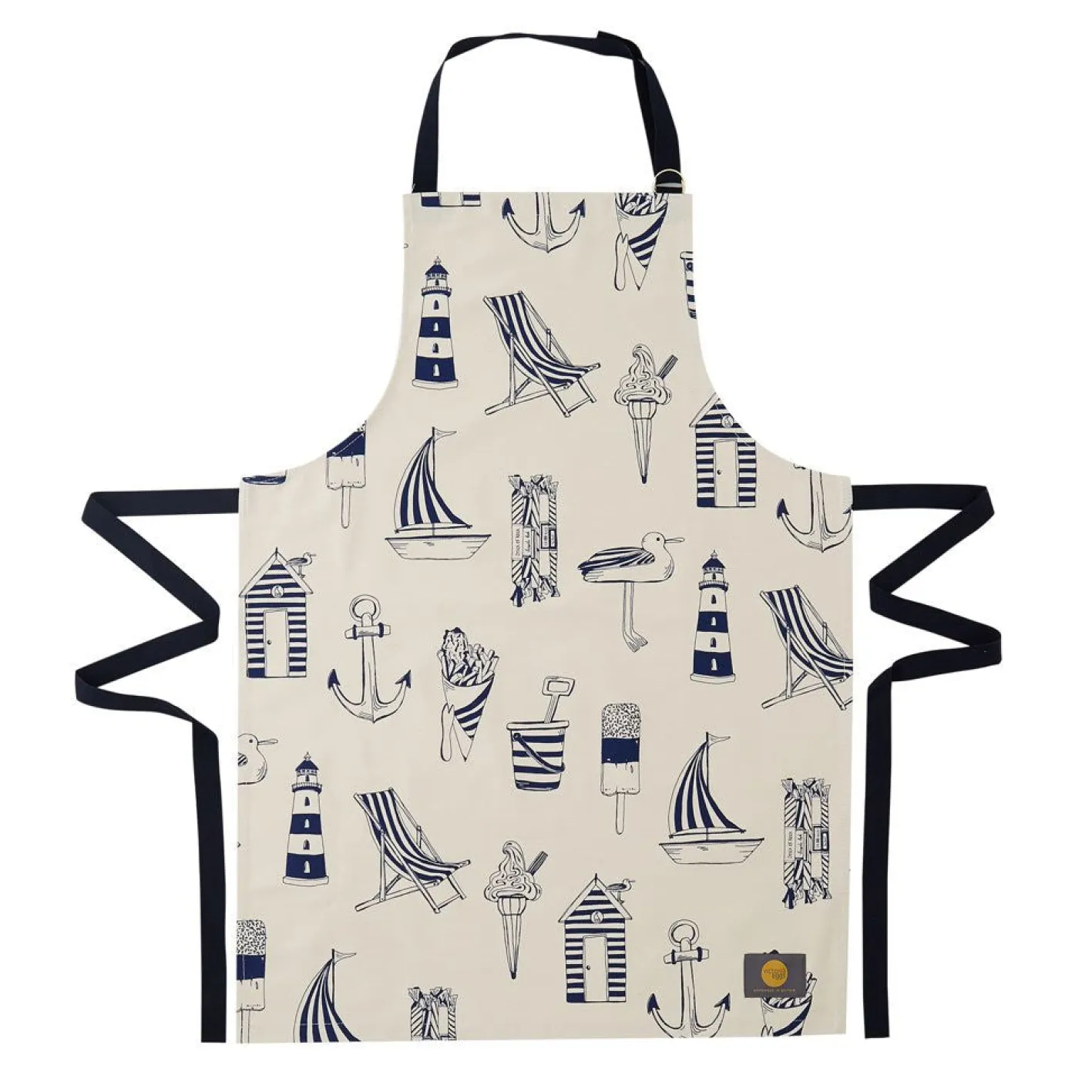 Victoria Eggs Nautical Apron