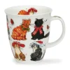 Dunoon Nevis Festive Cats Mug