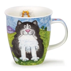 Dunoon Nevis Happy Cat Mugs