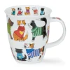Dunoon Nevis Knitwits Cat Mug