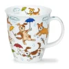 Dunoon Nevis Raining Dogs Mug